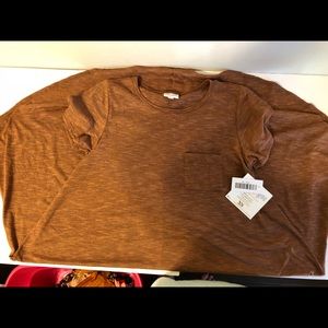 LulaRoe XS Carly - NWT - Brown Microstripe